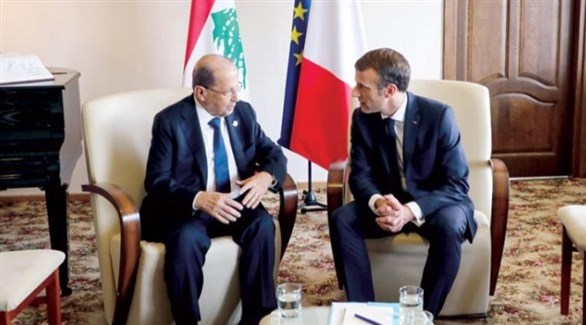 ماكرون يبحث مع عون جهود تشكيل الحكومة اللبنانية