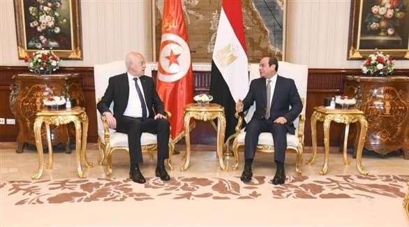 السيسي يتفق مع سعيد على تدعيم التعاون الأمني بين مصر وتونس