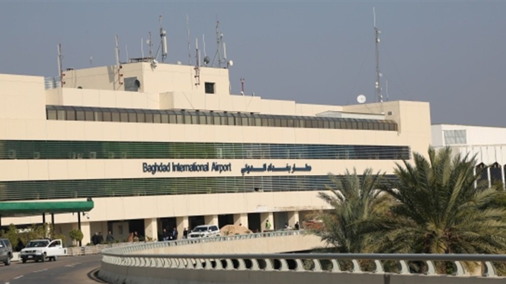 اندلاع حريق كبير داخل صالة نينوى في مطار بغداد الدولي
