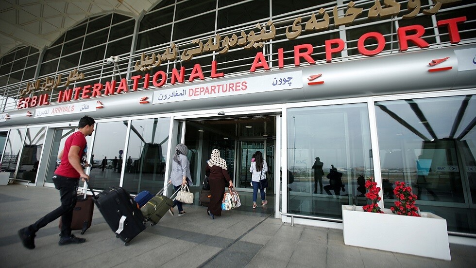 مطار أربيل يعلق رحلاته الجوية